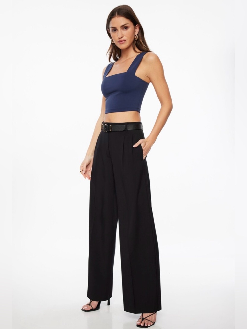 NWT Dynamite Lota Sculpt Tank Top Large Smoky Sky Sold Out